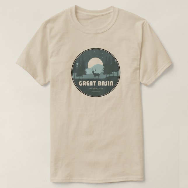 Camiseta Parque nacional de la Gran Cuenca (Diseño del anverso)