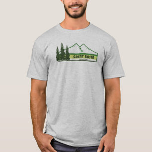 Camiseta Parque nacional de la Gran Cuenca Estribos verdes