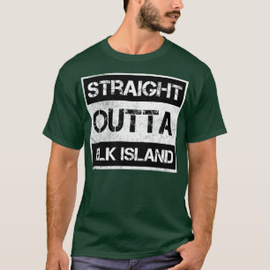 Camiseta Parque nacional de la isla Elk de Outta Straight