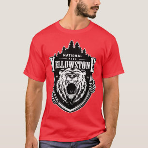 Camiseta Parque nacional de la Piedra Amarilla Vieja Grizzl