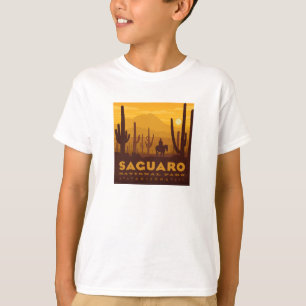 Camiseta Parque nacional de la Plaza Saguaro   Arizona