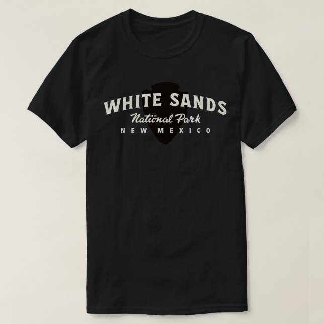 Camiseta Parque nacional de las Arenas Blancas Arqueado Tex (Diseño del anverso)