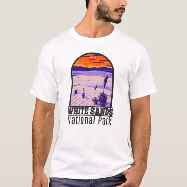 Camiseta Parque nacional de las Arenas Blancas Nuevo México (Anverso)