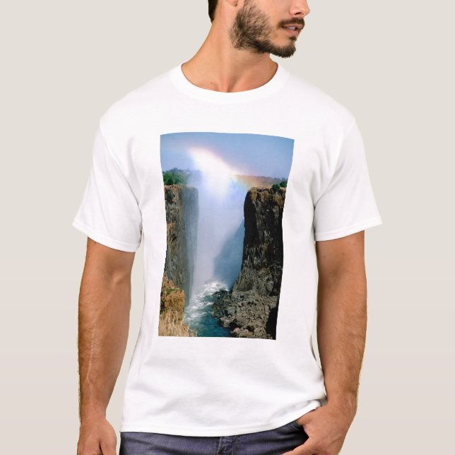 Camiseta Parque Nacional de las Cataratas Victoria, África, (Anverso)