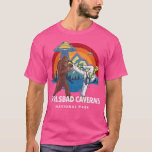 Camiseta Parque nacional de las Cavernas Carlsbad Alien Vin