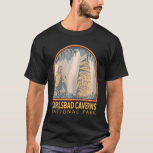 Camiseta Parque nacional de las Cavernas Carlsbad Emblem T-