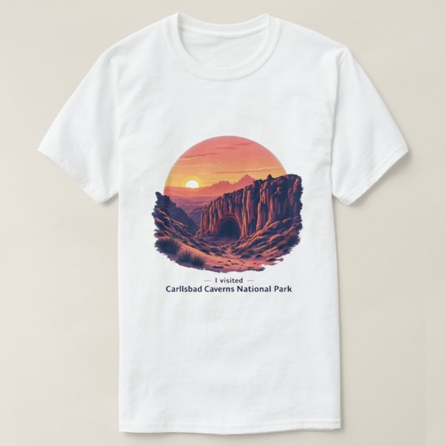 Camiseta Parque nacional de las Cavernas Carlsbad - Nuevo M (Diseño del anverso)