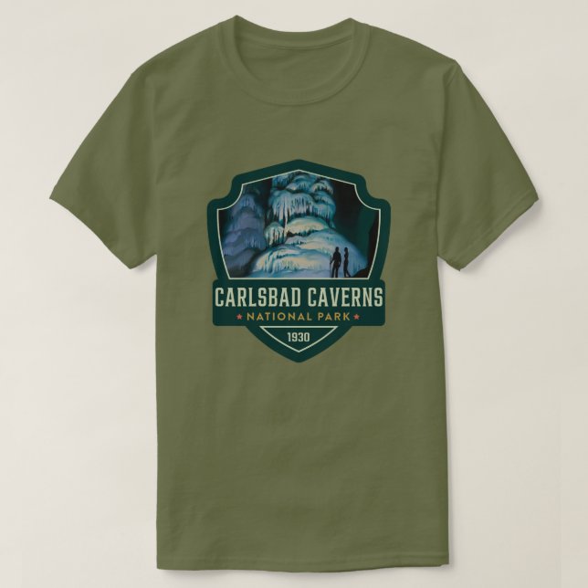 Camiseta Parque nacional de las Cavernas de Carlsbad (Diseño del anverso)