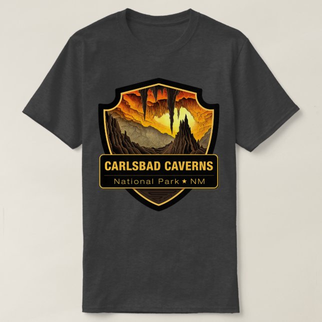 Camiseta Parque nacional de las Cavernas de Lsbad 3 (Diseño del anverso)