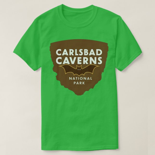 Camiseta Parque nacional de las Cavernas de Lsbad New Mexic (Diseño del anverso)