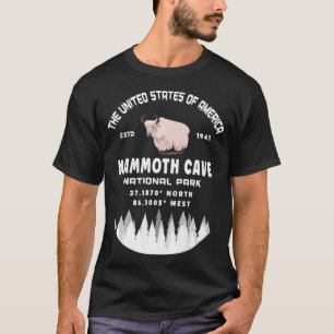 Camiseta Parque nacional de las cuevas de mamut en Kentucky