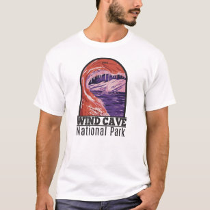 Camiseta Parque nacional de las Cuevas del Viento de Dakota