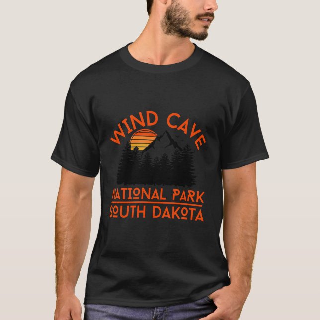 Camiseta Parque nacional de las cuevas eólicas Montañas Dak (Anverso)