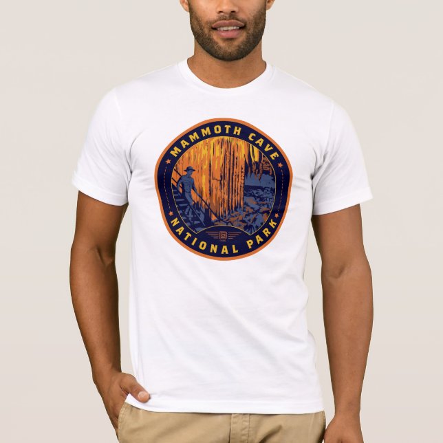 Camiseta Parque nacional de las Cuevas Mammoth (Anverso)