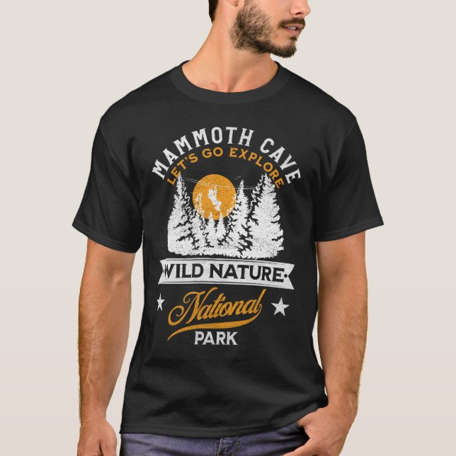 Camiseta Parque nacional de las Cuevas Mammoth (Anverso)