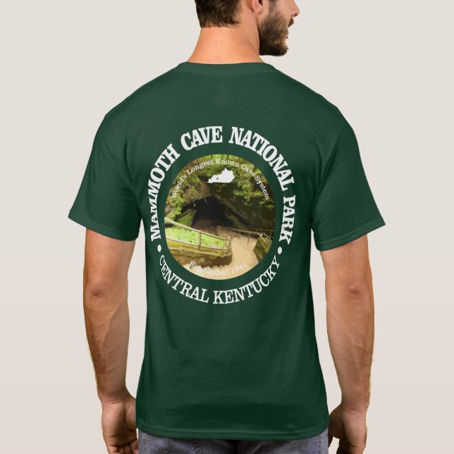 Camiseta Parque nacional de las Cuevas Mammoth (Reverso)