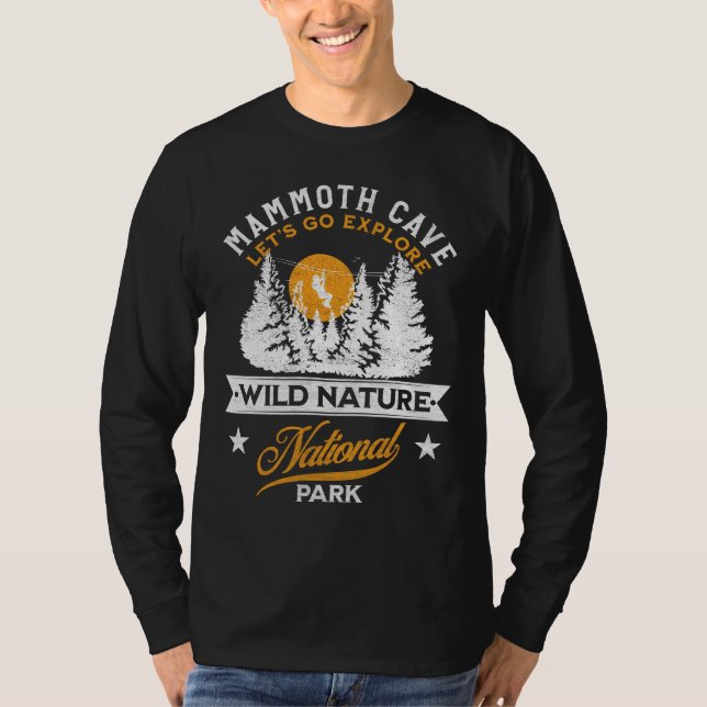 Camiseta Parque nacional de las Cuevas Mammoth (Anverso)