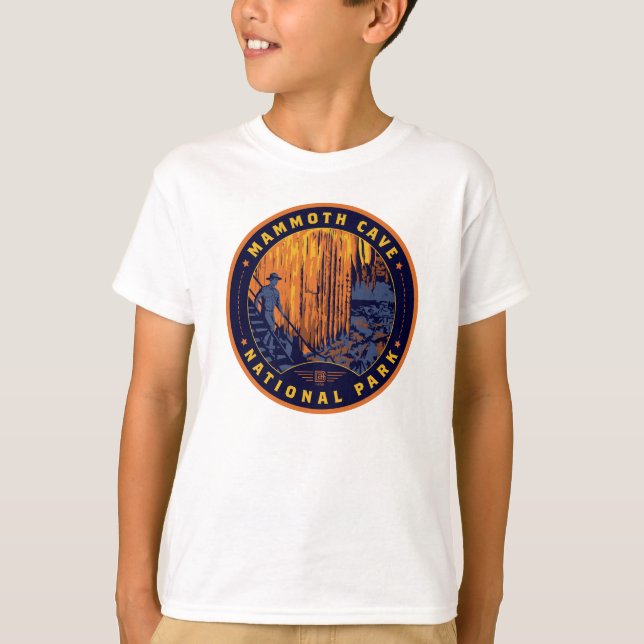 Camiseta Parque nacional de las Cuevas Mammoth (Anverso)