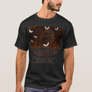 Camiseta Parque nacional de las cuevas mamut con murciélago
