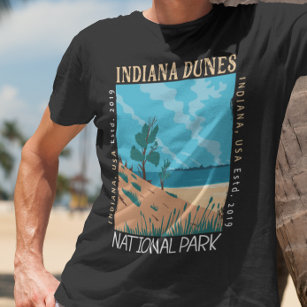 Camiseta Parque nacional de las dunas de Indiana Vintage co