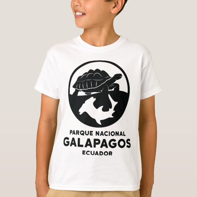 Camiseta Parque nacional de las Galápagos de Tiburones Mart (Anverso)