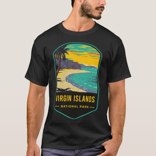 Camiseta Parque nacional de las Islas Vírgenes (Anverso)