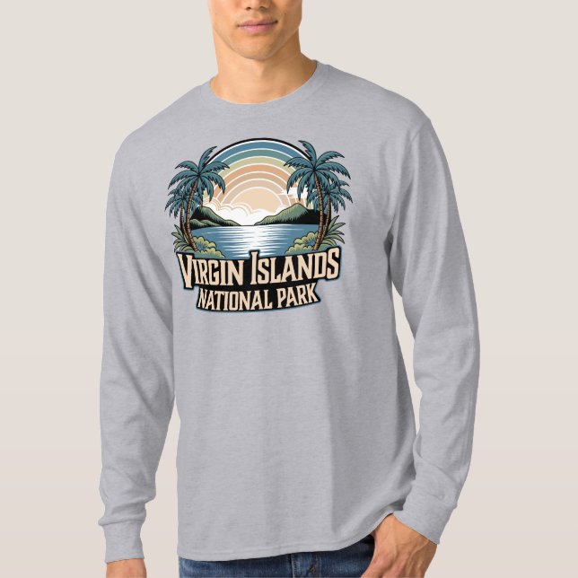 Camiseta Parque nacional de las Islas Vírgenes (Anverso)