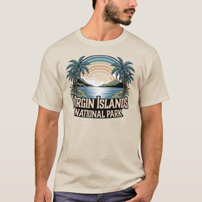 Camiseta Parque nacional de las Islas Vírgenes (Anverso)