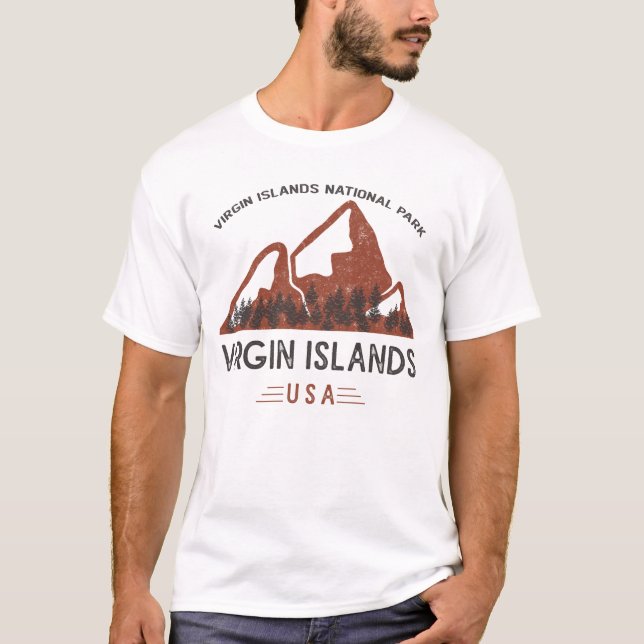 Camiseta Parque nacional de las Islas Vírgenes (Anverso)