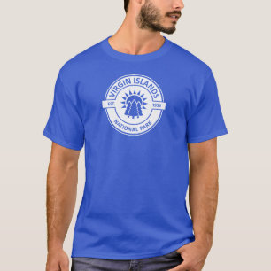 Camiseta Parque nacional de las Islas Vírgenes Árboles sola