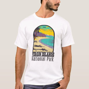 Camiseta Parque nacional de las Islas Vírgenes Playa Trunk