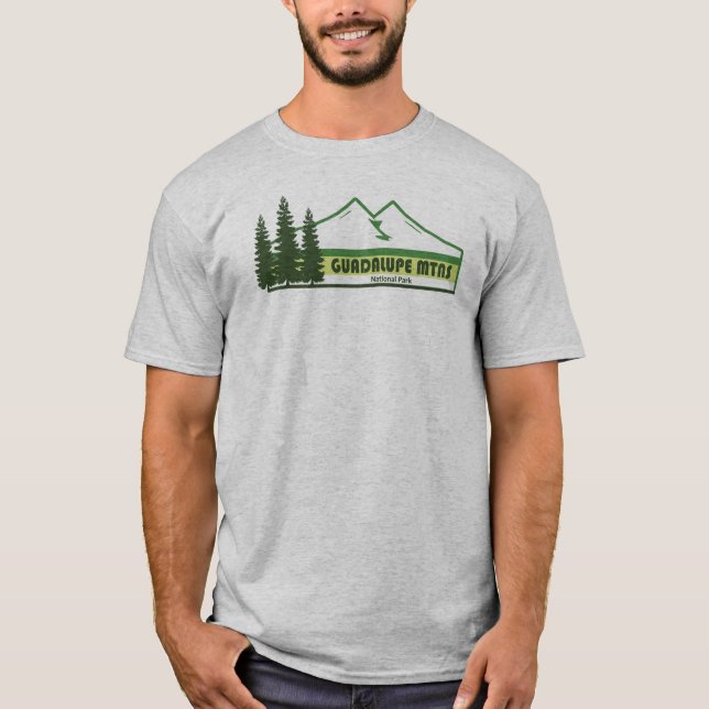 Camiseta Parque nacional de las Montañas Guadalupe (Anverso)
