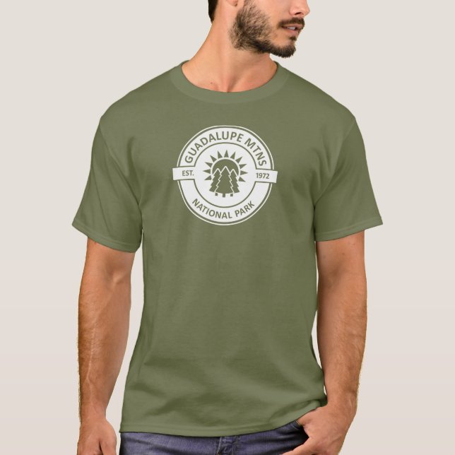 Camiseta Parque nacional de las Montañas Guadalupe (Anverso)