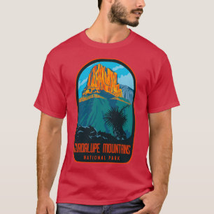Camiseta Parque nacional de las montañas Guadalupe 1 retro