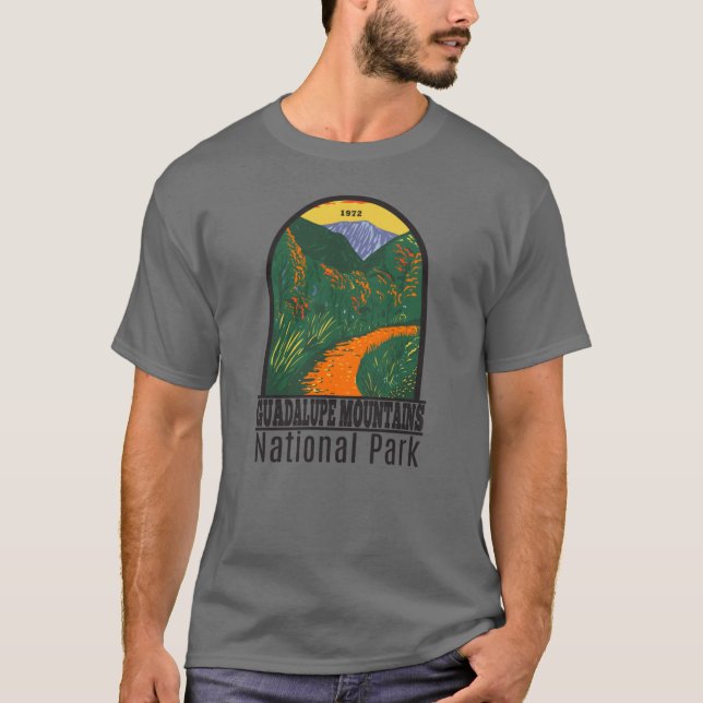 Camiseta Parque nacional de las Montañas Guadalupe McKittri (Anverso)