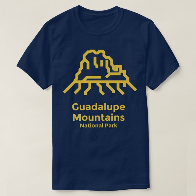 Camiseta Parque nacional de las montañas Guadalupe Teas Min (Diseño del anverso)
