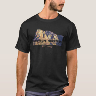 Camiseta Parque nacional de las montañas Guadalupe Texas Ex