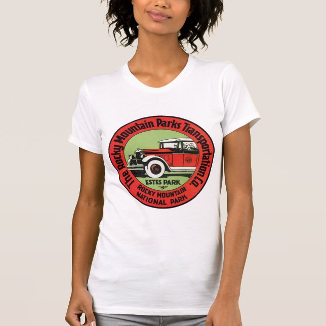 Camiseta Parque nacional de las Montañas Rocosas (Anverso)