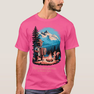 Camiseta Parque nacional de las Montañas Rocosas