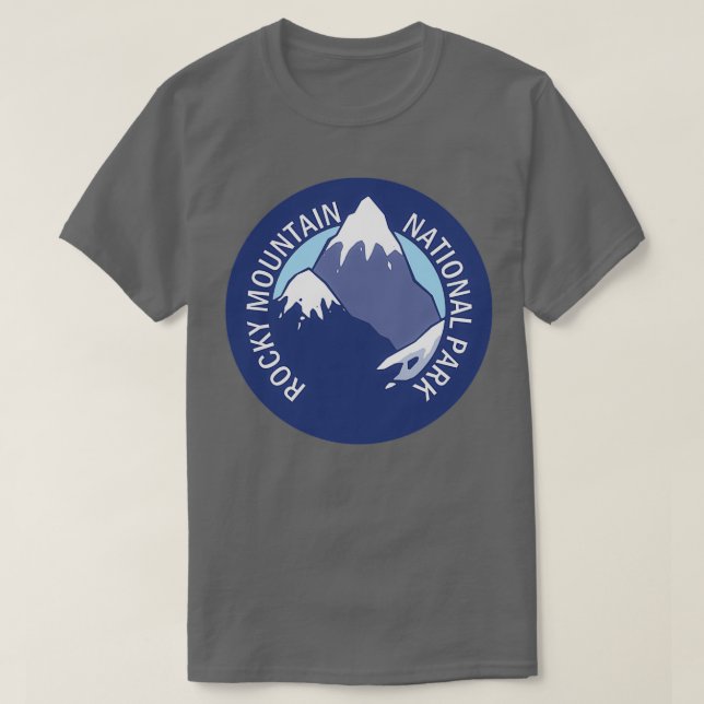 Camiseta Parque nacional de las Montañas Rocosas 2 (Diseño del anverso)