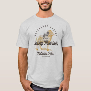 Camiseta Parque nacional de las Montañas Rocosas con Bighor
