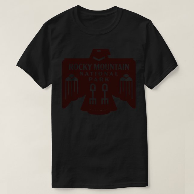 Camiseta Parque nacional de las Montañas Rocosas Nativas Am (Diseño del anverso)