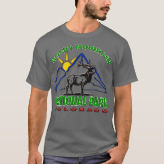 Camiseta Parque nacional de las Montañas Rocosas Trimix