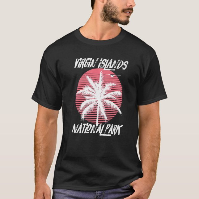 Camiseta Parque nacional de las palmeras de las Islas Vírge (Anverso)
