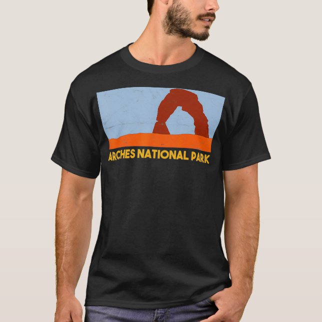 Camiseta Parque nacional de los Arcos de Moab Utah Viajes d (Anverso)