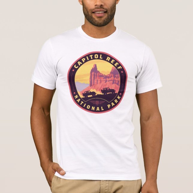 Camiseta Parque nacional de los arrecifes del Capitolio (Anverso)