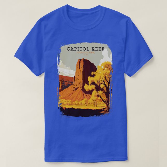 Camiseta Parque nacional de los arrecifes del Capitolio 1 (Diseño del anverso)