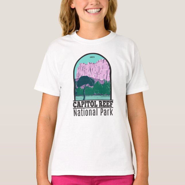 Camiseta Parque nacional de los arrecifes del Capitolio, ca (Anverso)