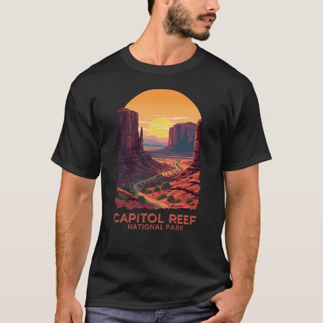 Camiseta Parque nacional de los arrecifes del Capitolio - S (Anverso)