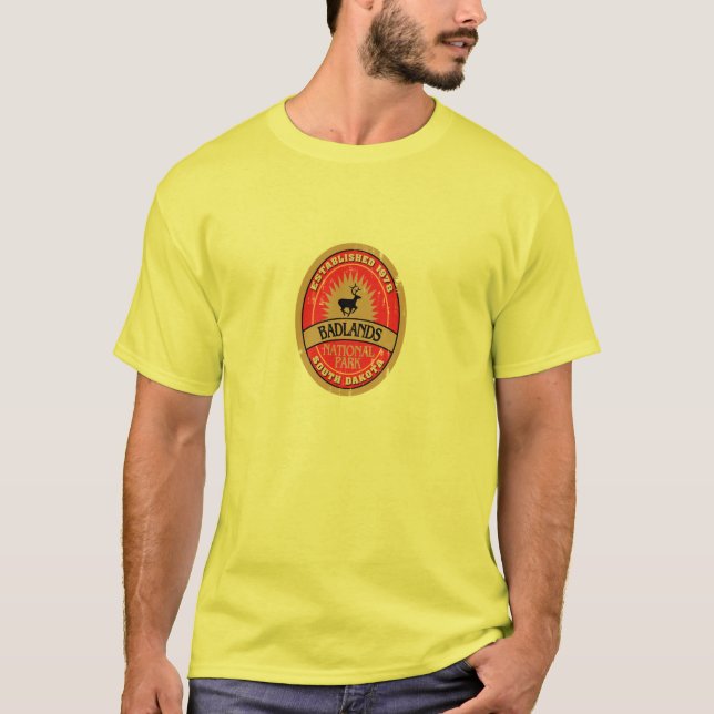 Camiseta Parque nacional de los Badlands (Anverso)